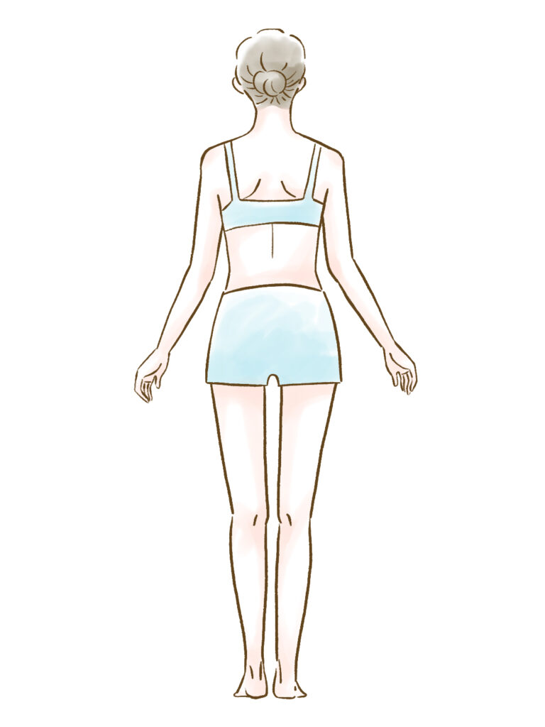 後ろ姿が美しい背中美人になりましょう